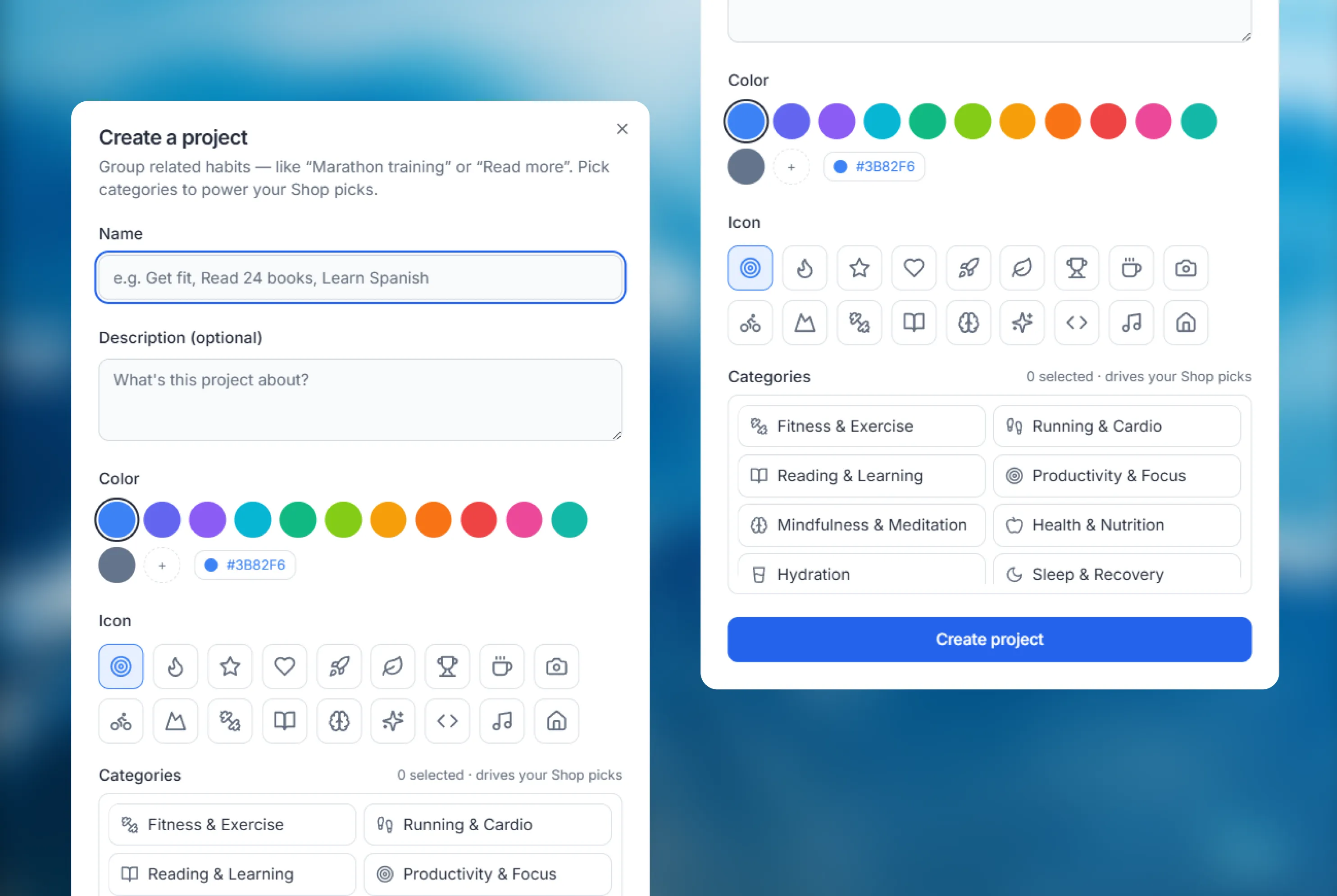 GlowTrack — Multi-Project Habit Tracker — 3
