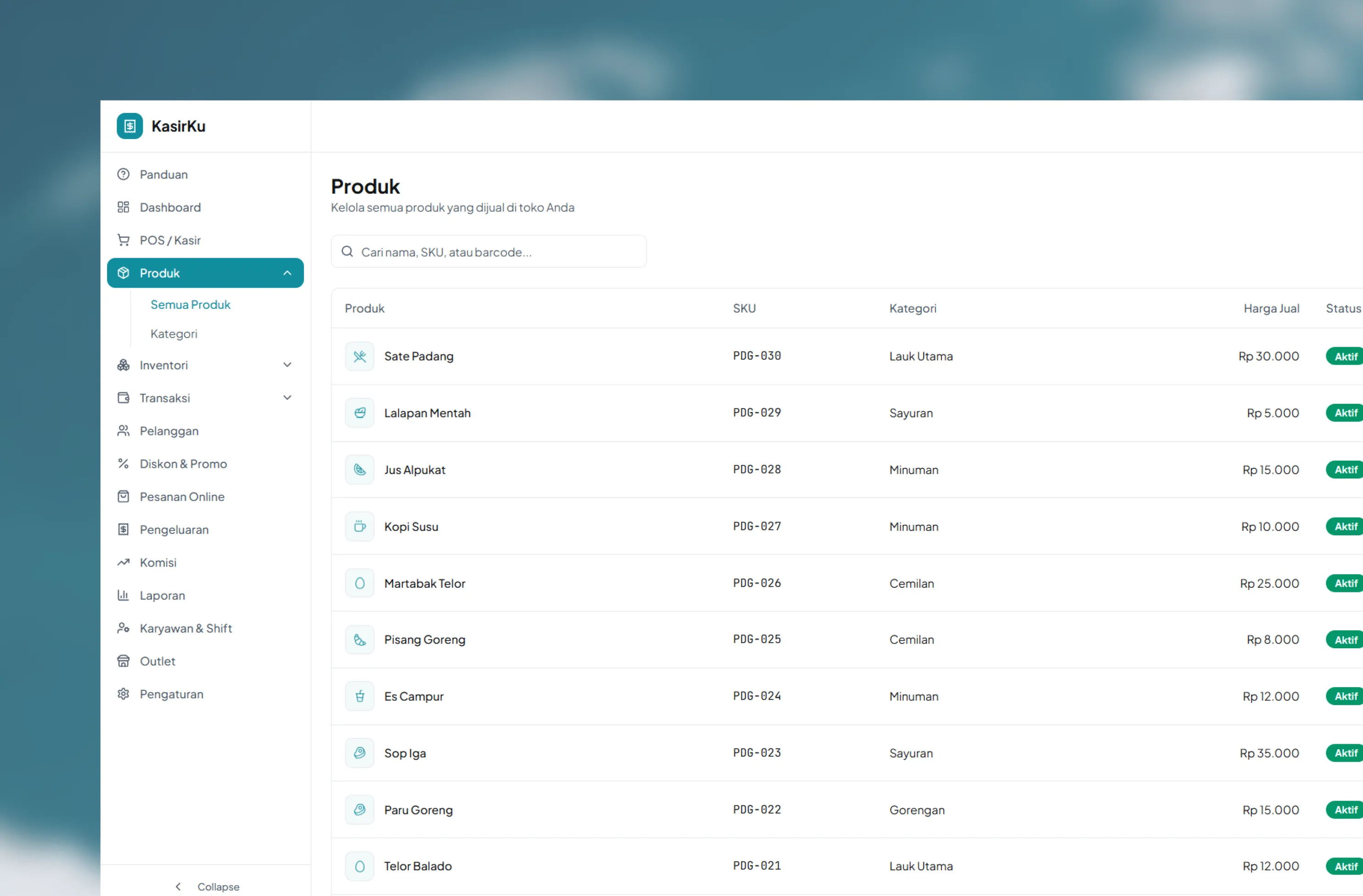 KasirKu — Multi-Tenant POS SaaS Platform — 2
